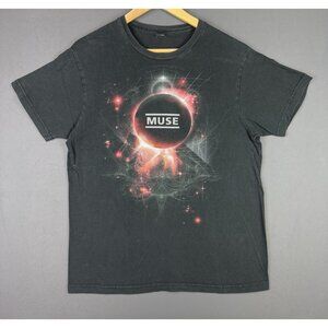 Vintage Y2K Muse Band Tee Neutron Star Collision Twilight Saga Eclipse Movie Art